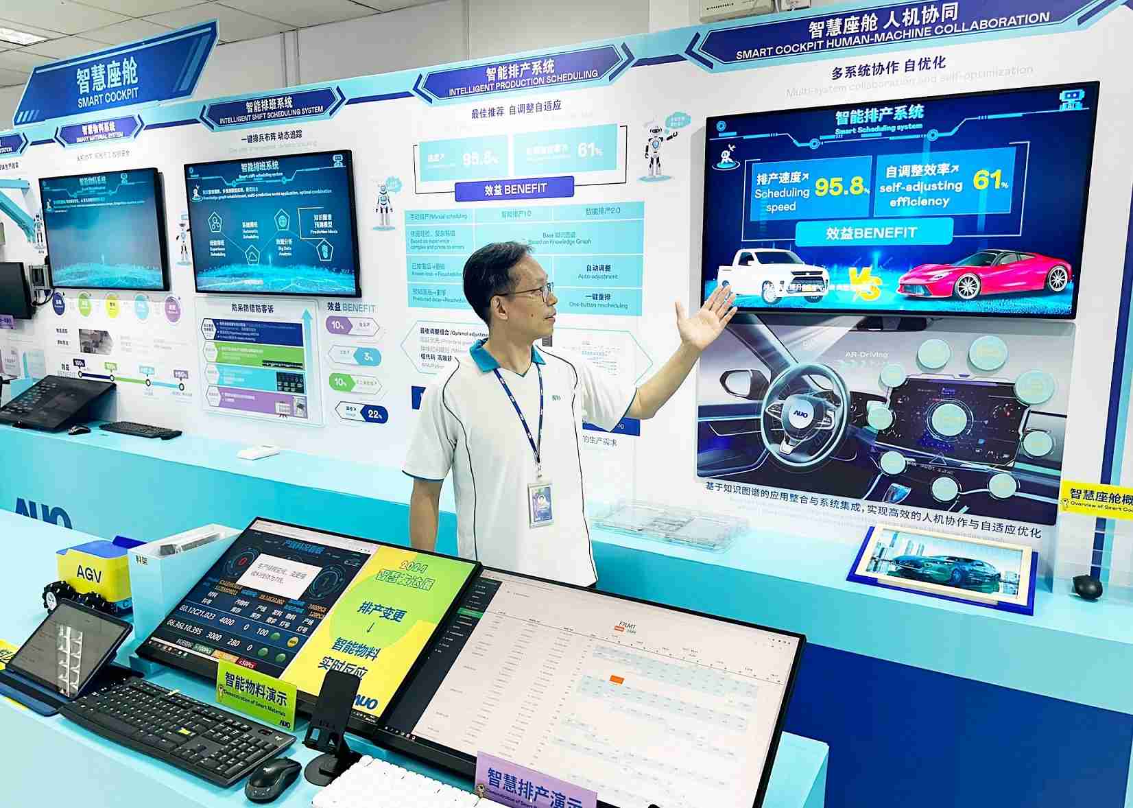 尊龙集团厦门将5G+ABC技术串联生产管理全流程，，打通研发、、采购、、、、生管、、制程、、设备、、、、质量等产品全生命周期制造流程，，，完成数字化设计、、、智慧供应链、、智能座舱、、、、全流程设备管理、、、、数据驱动优化、、、、智慧在线检测、、、智慧品管等自适应生产模式升级