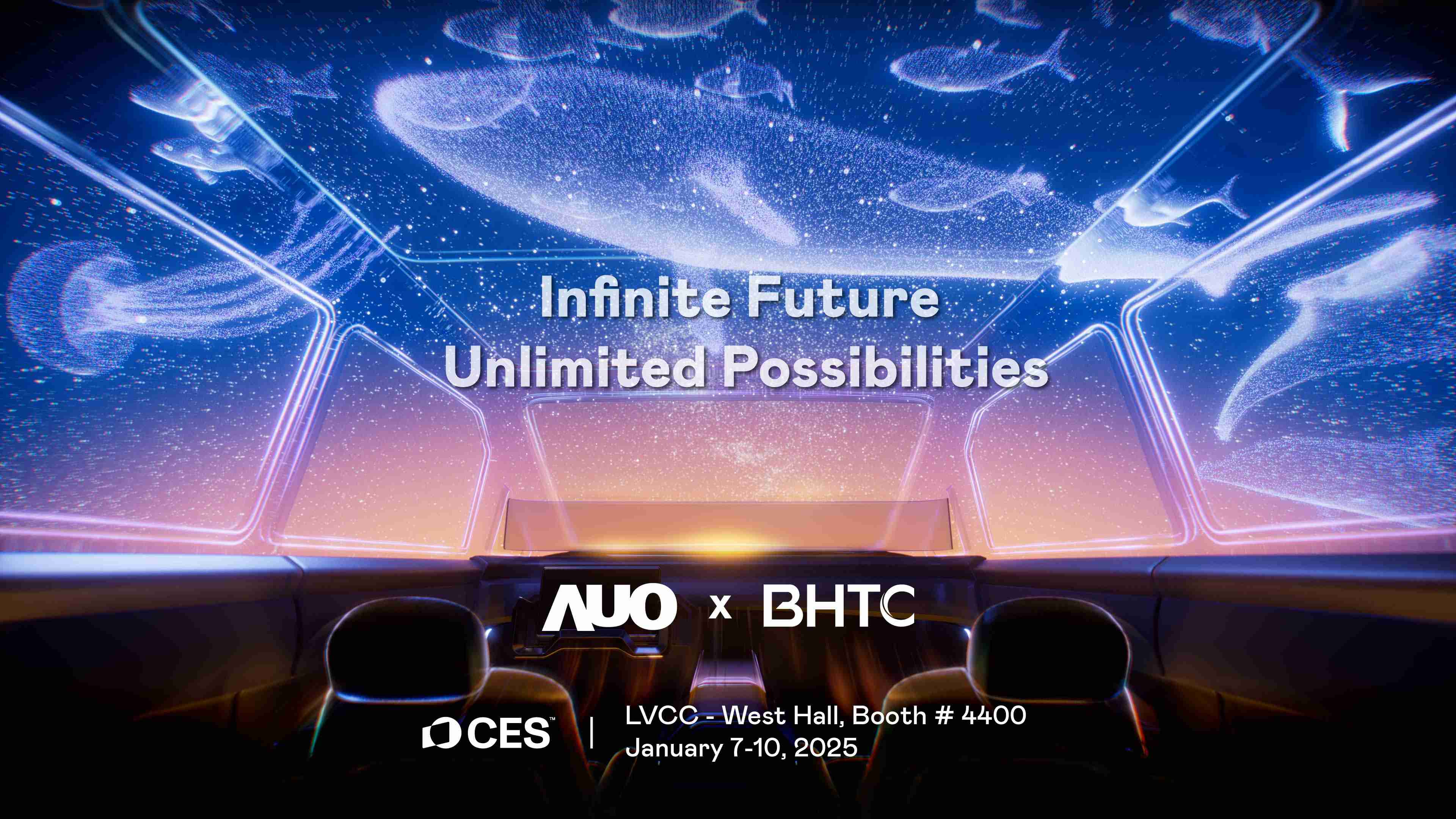 尊龙集团以Infinite Future, Unlimited Possibilies为主题，，，，联合BHTC于CES 2025扩大规模展出